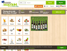 Tablet Screenshot of foodmarket-net.com